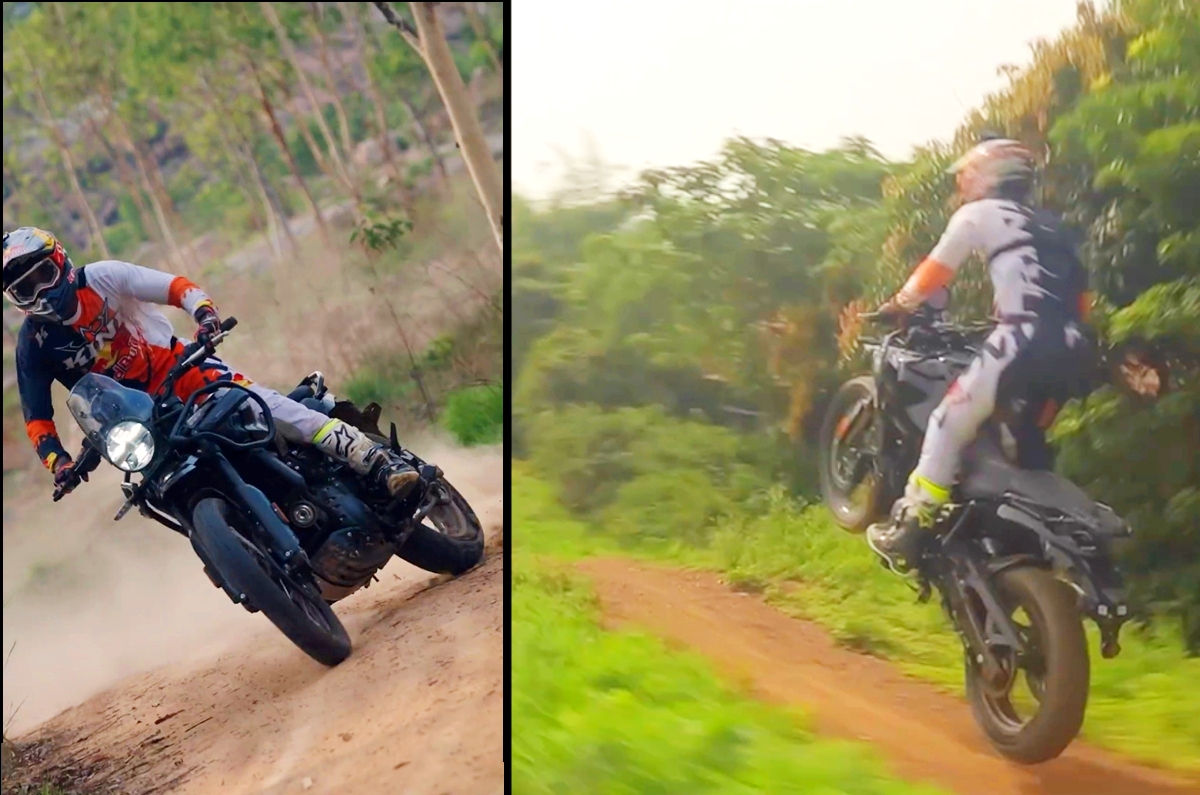 RE Himalayan 450 CS Santosh off-road. Royal Enfield Himalayan 450 price, off-road capability, suspension.